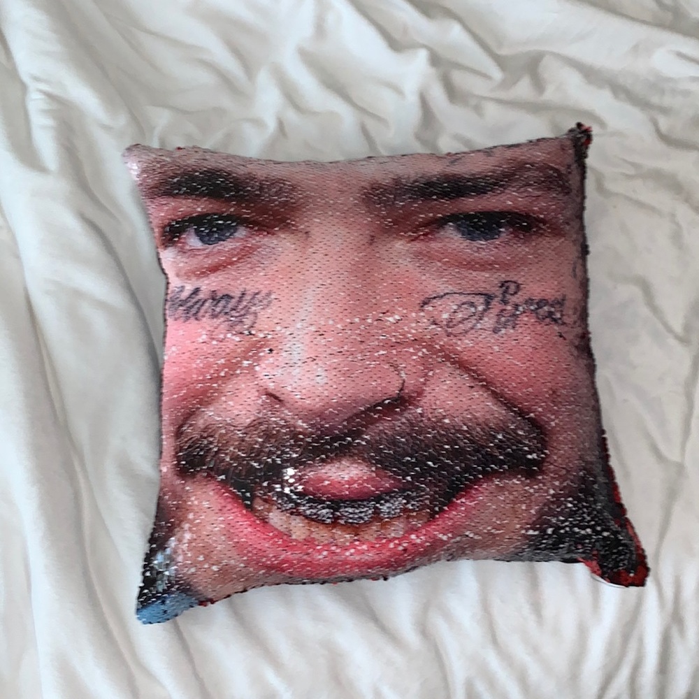 Post Malone Double Sided Sequin Pillow